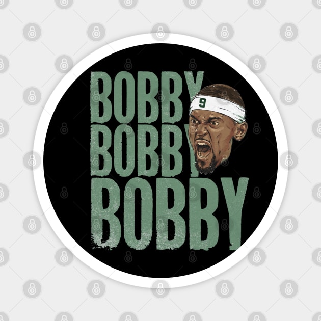 Bobby Portis Jr. Milwaukee Stack Magnet by Buya_Hamkac